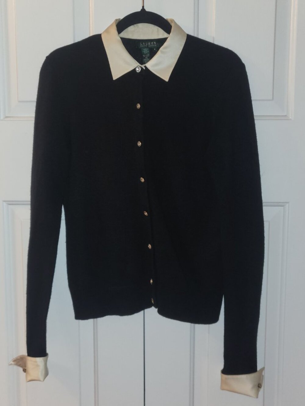 Lauren Ralph Lauren Silk & Cashmere Sweater - Size M - Picture 2 of 10